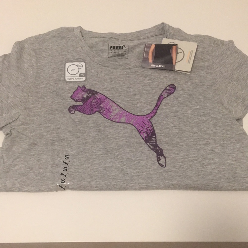 Purple puma tshirt